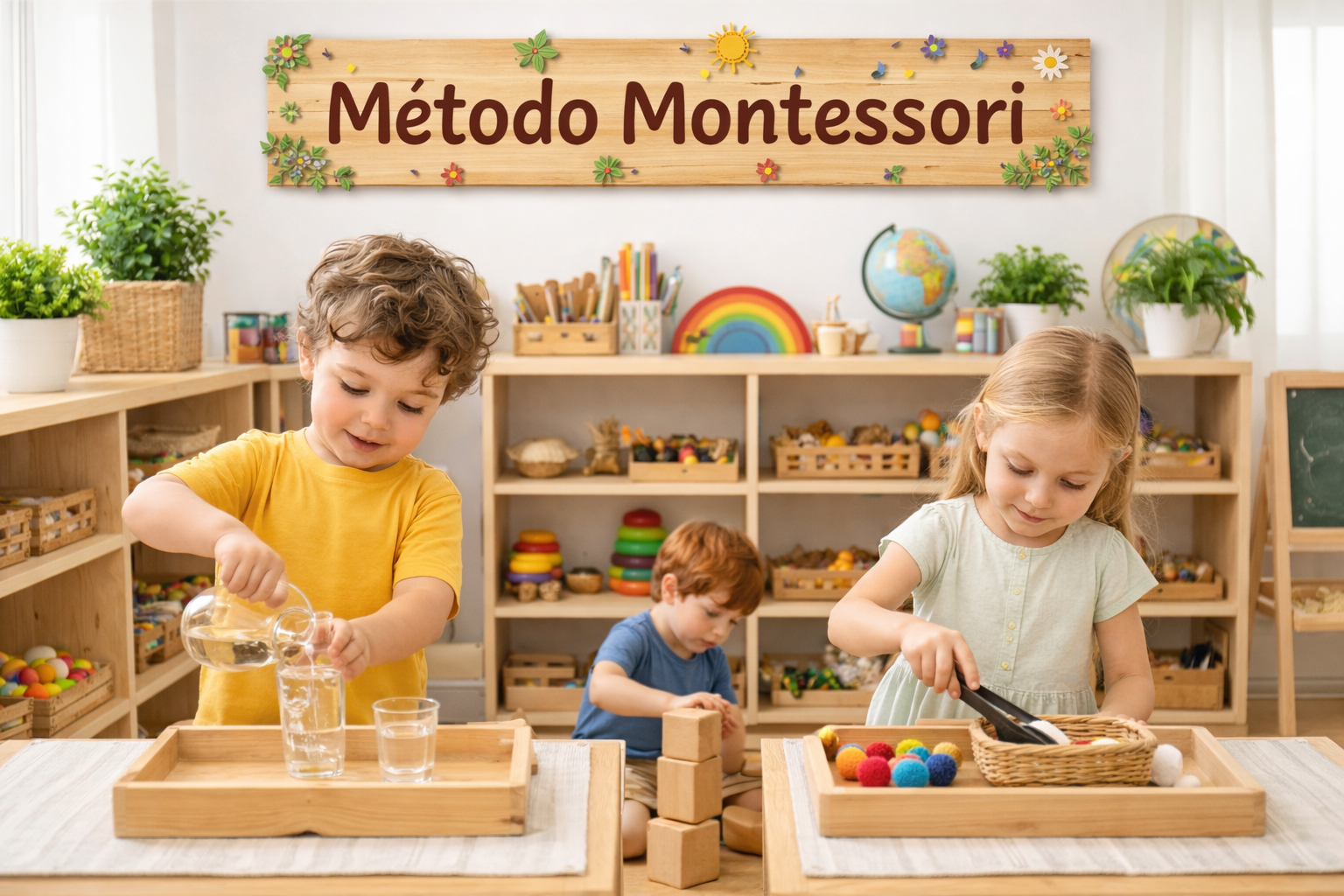 Principios del Método Montessori aplicados en el ambiente preparado